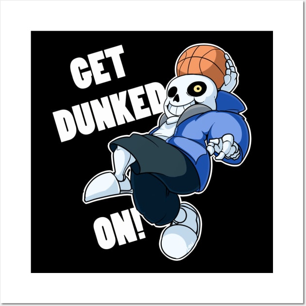 Undertale Get Dunked On Wall Art by SimpleArt